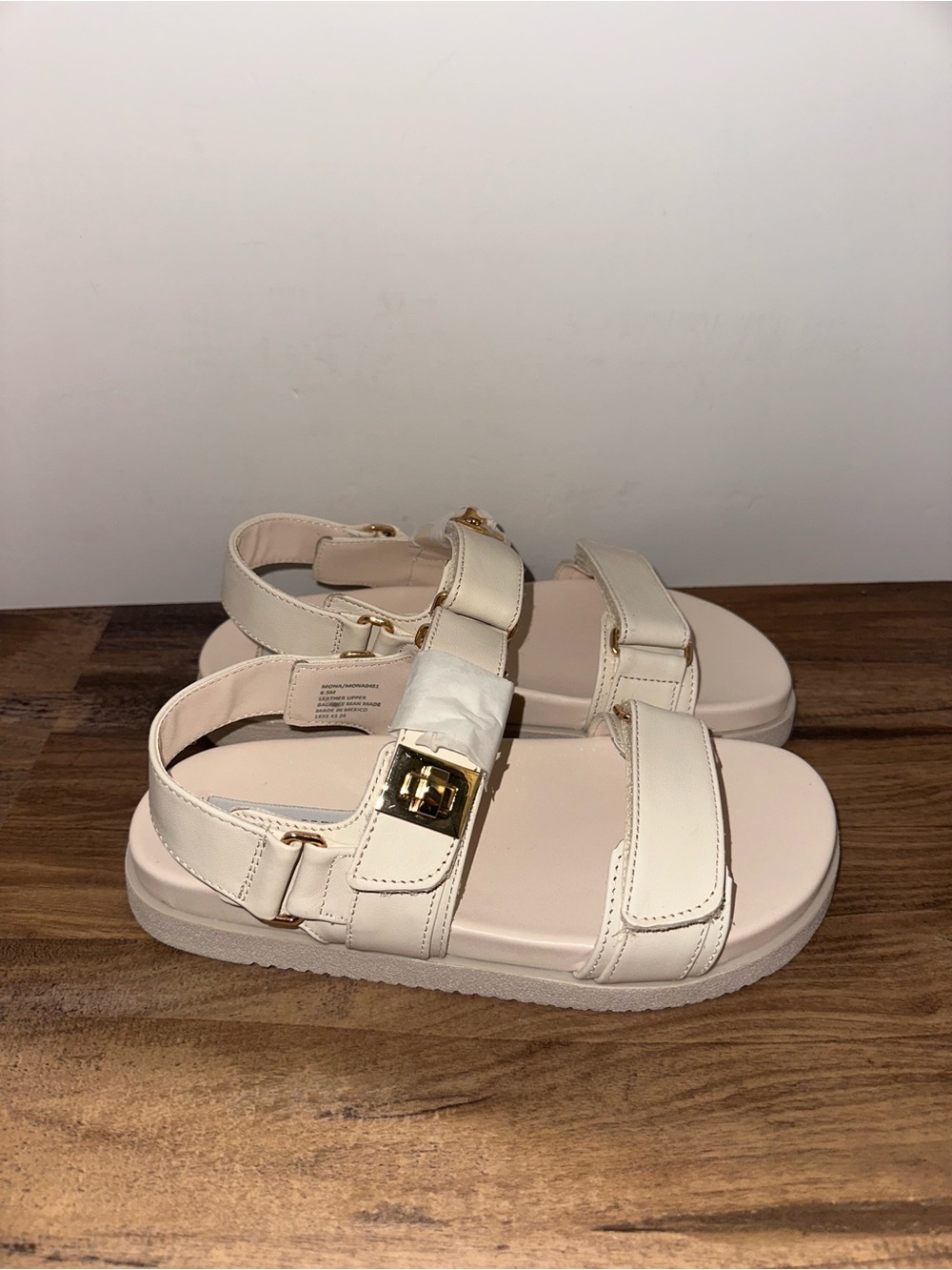 Steven Madden Mona bone leather sandals